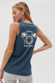 Enjoy The Now V Muscle Tank MSRP $48