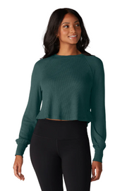 Waffle Knit Crop L/S MSRP $65