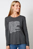 Suzanne Be You L/S Tee MSRP $50