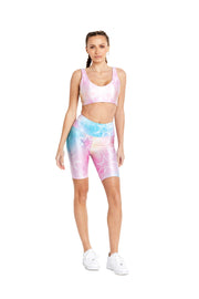 Tie Dye Stars Biker Short MSRP $65