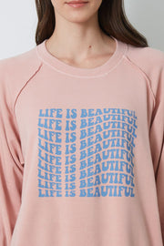 Vita Beautiful Sweatshirt MSRP $74