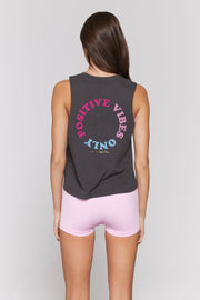 Positive Vibes Crop Top MSRP $48