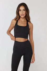 Athena Stripe Longline Bra MSRP $68