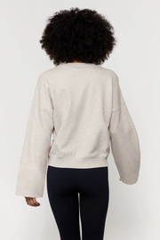 Halle Wide Sleeve Crew MSRP $98